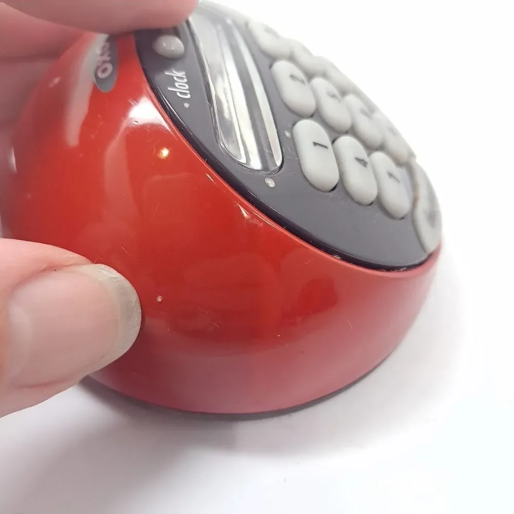 OXO soft works‎ Red Digital Timer kitchen egg alarm LCD Display Buttons WORKS